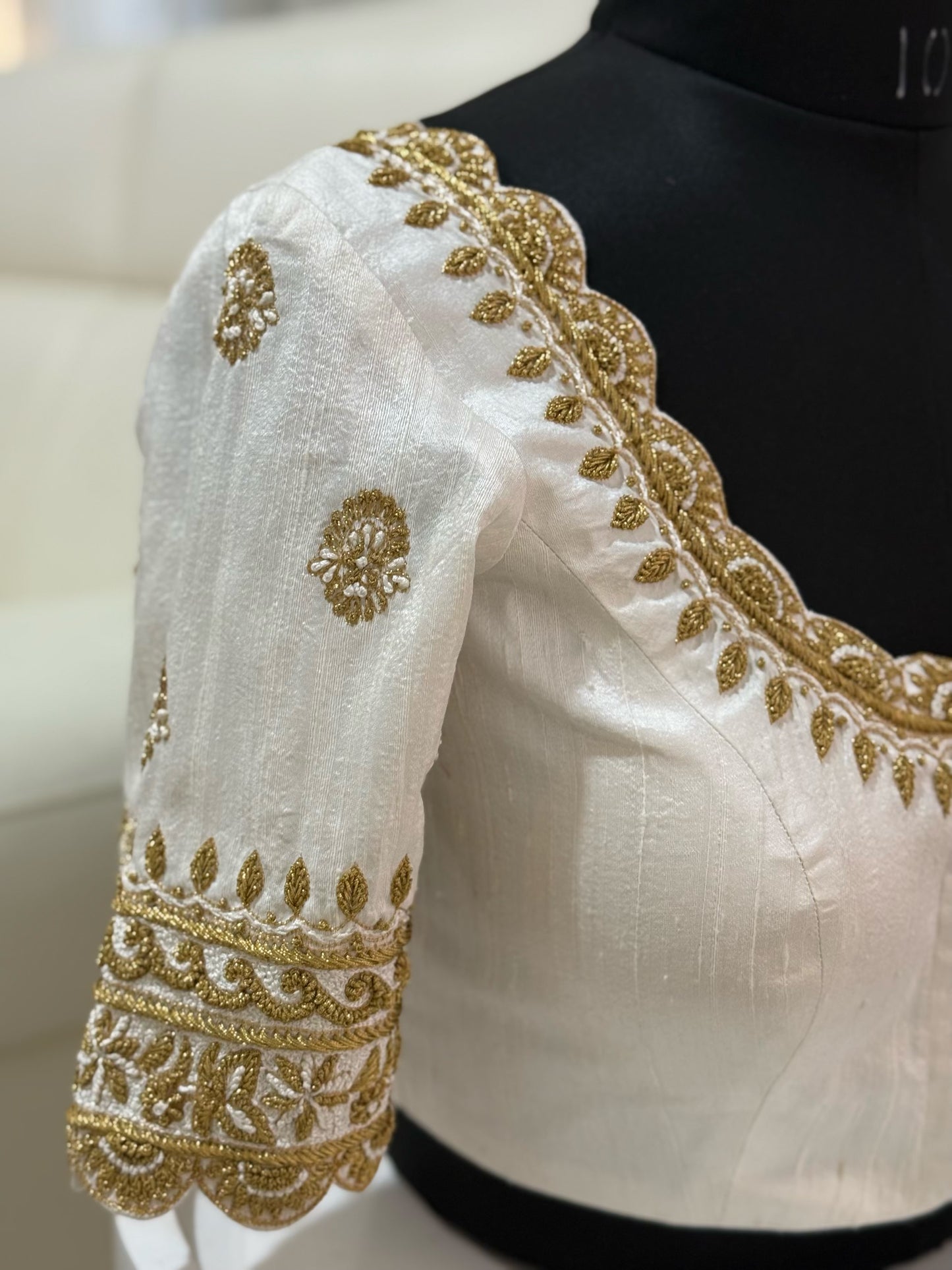 Golden Lace Blouse
