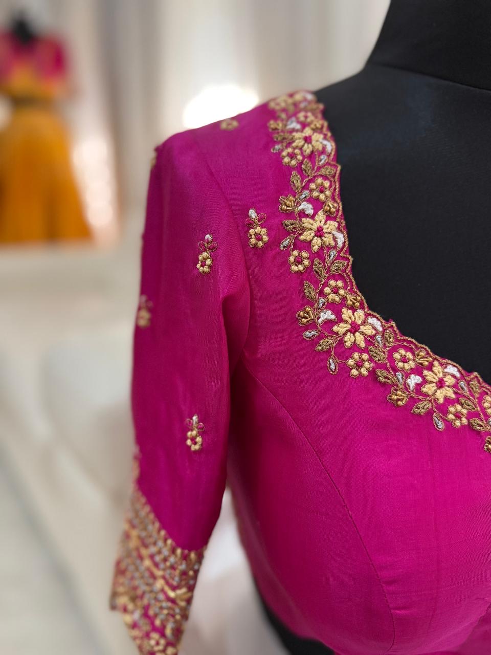 Fuchsia Bloom Blouse