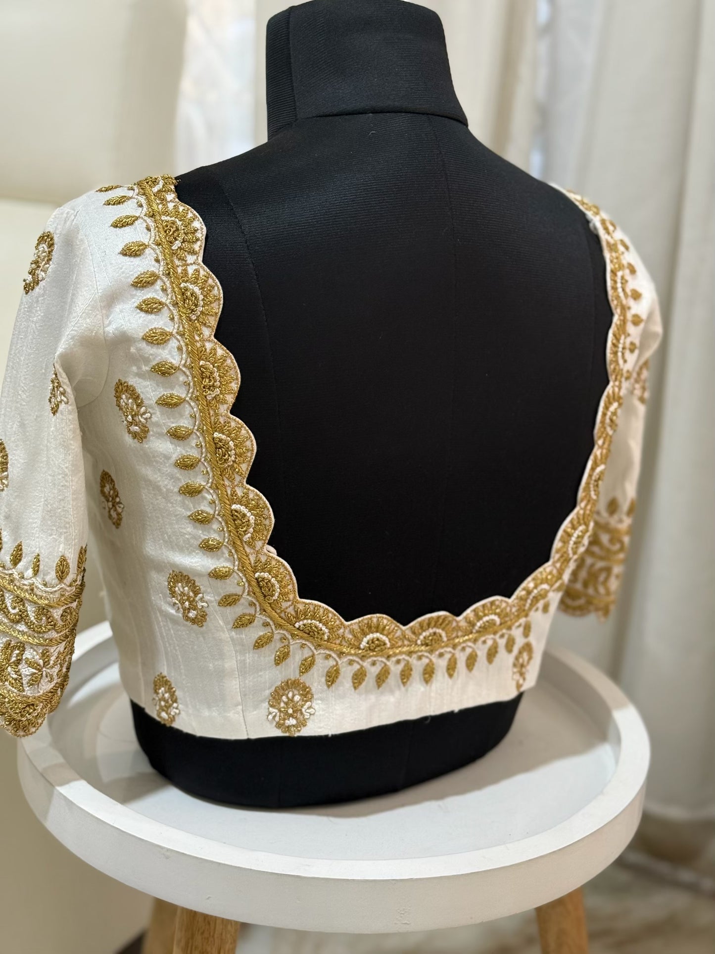 Golden Lace Blouse