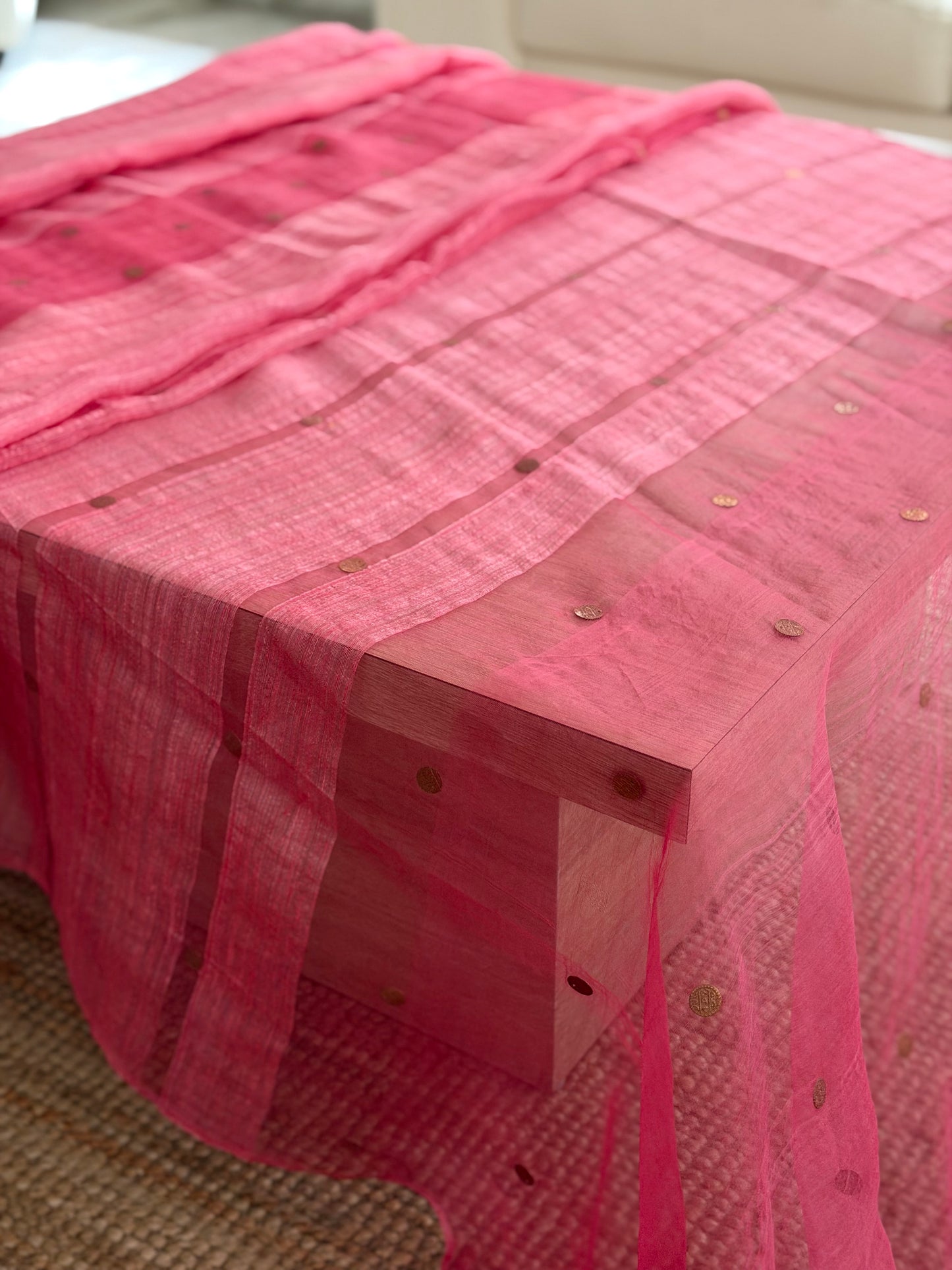 Rose Sheen Saree