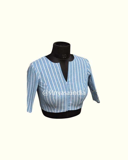 Sky Stripe Blouse