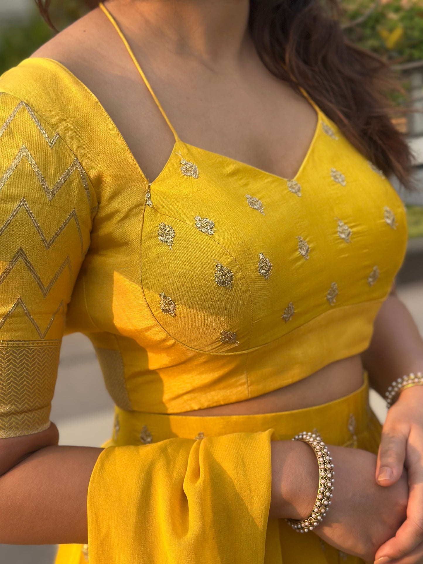 Marigold Muse Lehenga
