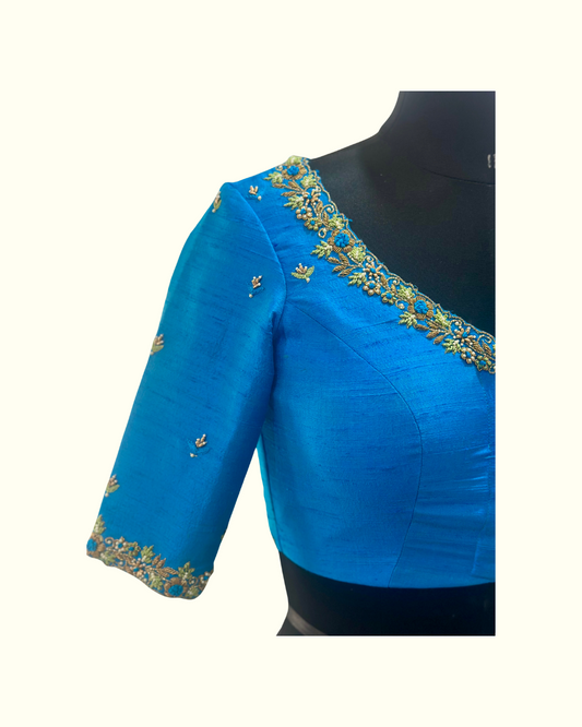 Azure Radiance Blouse