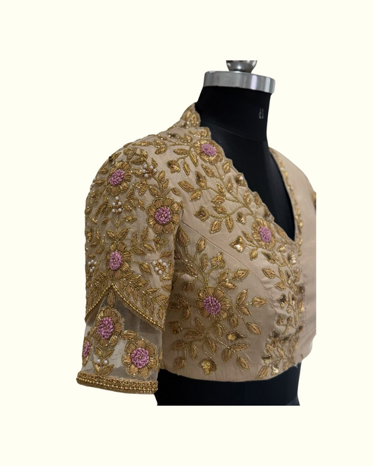 Golden Petal Blouse