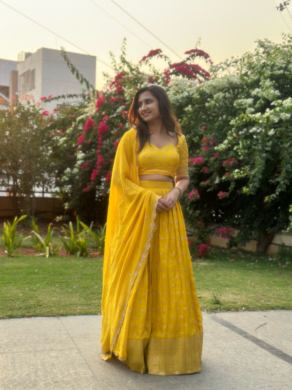 Marigold Muse Lehenga