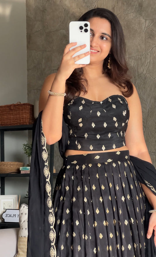 Kohl & Gold Lehenga