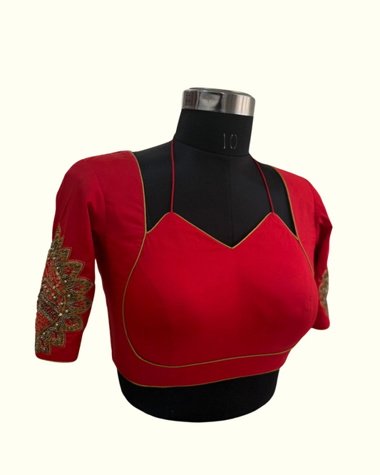 Scarlet Bloom Blouse