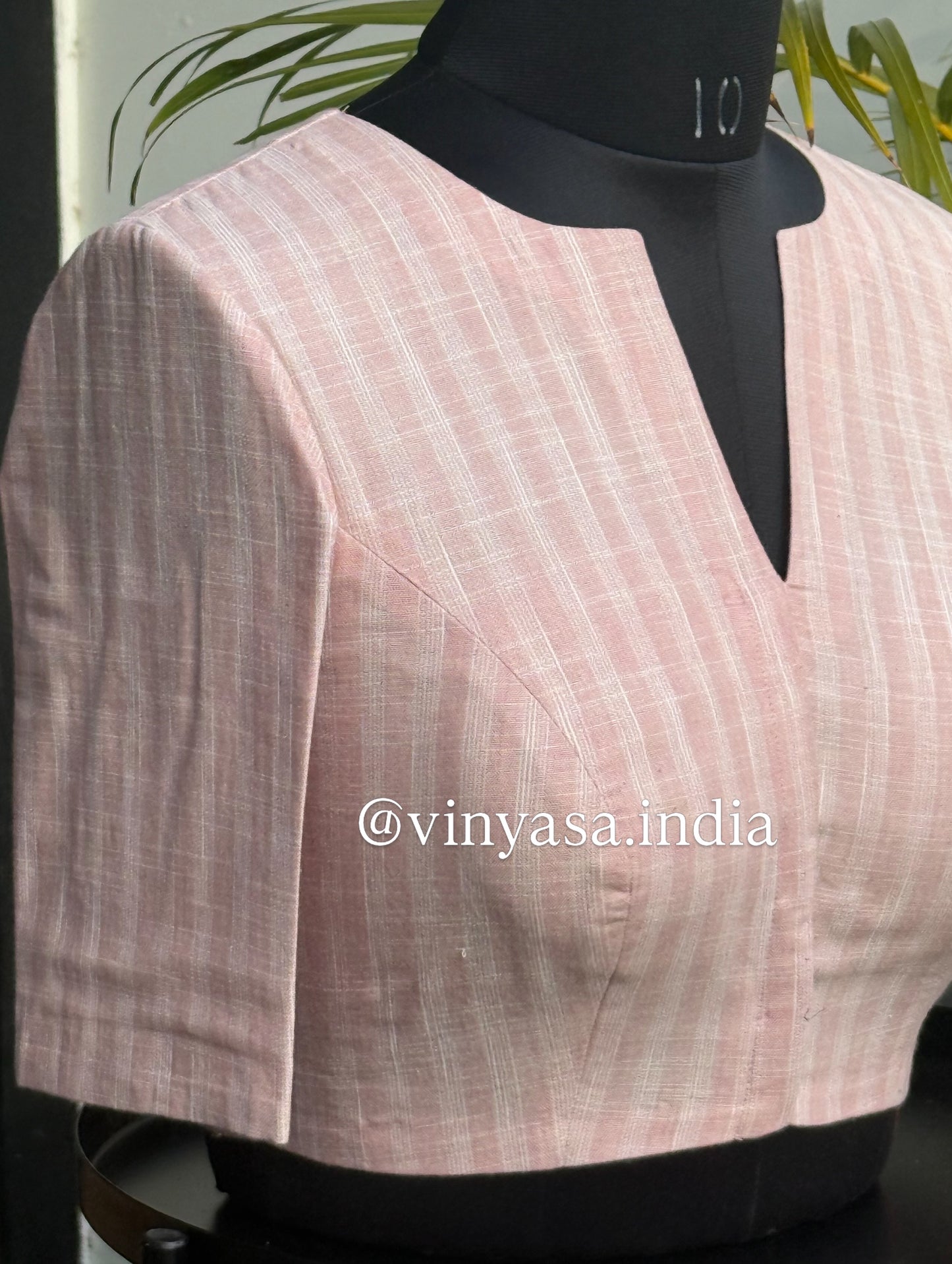 Blush Stripe Blouse