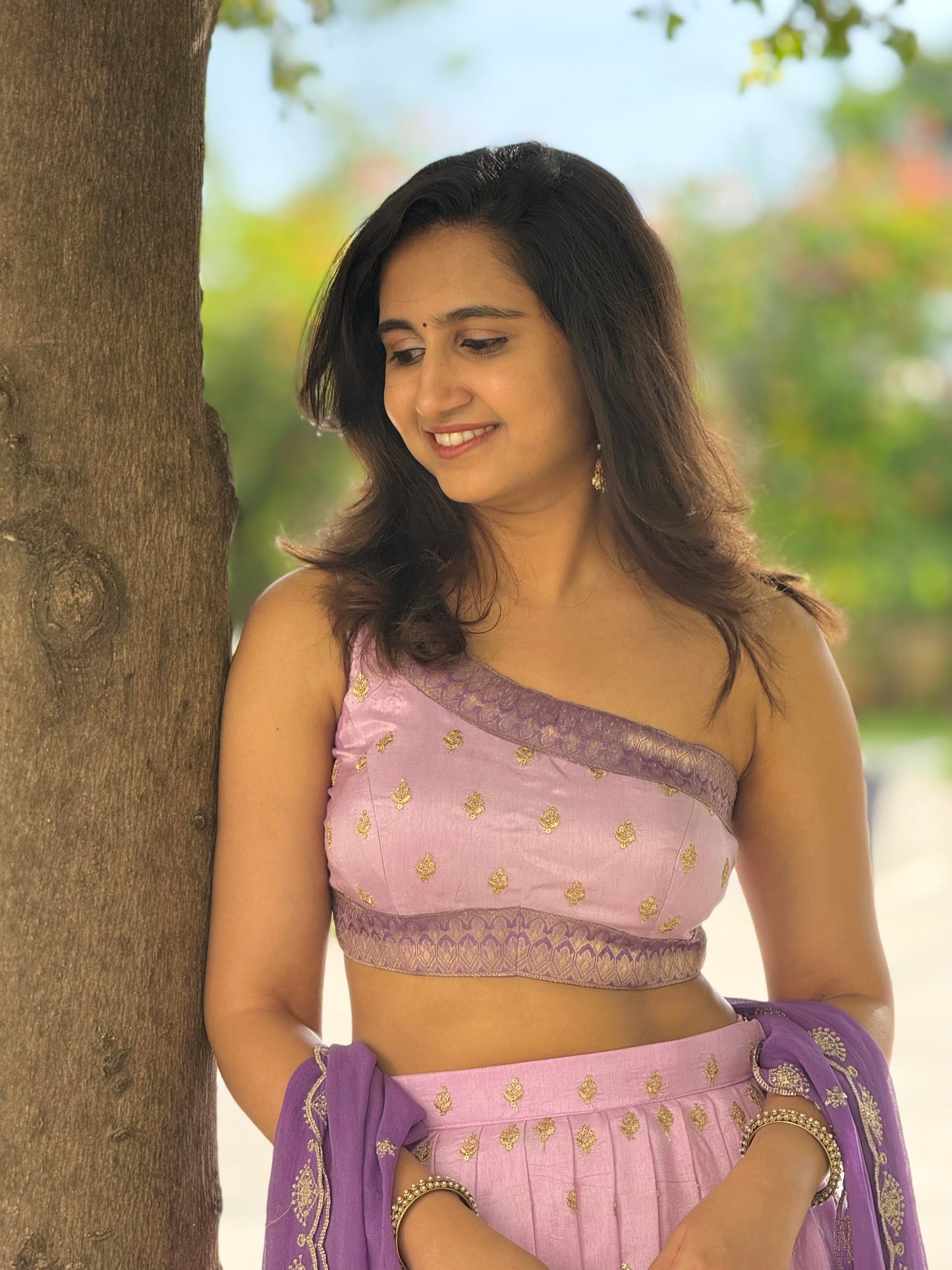 Lavender Dusk Lehenga