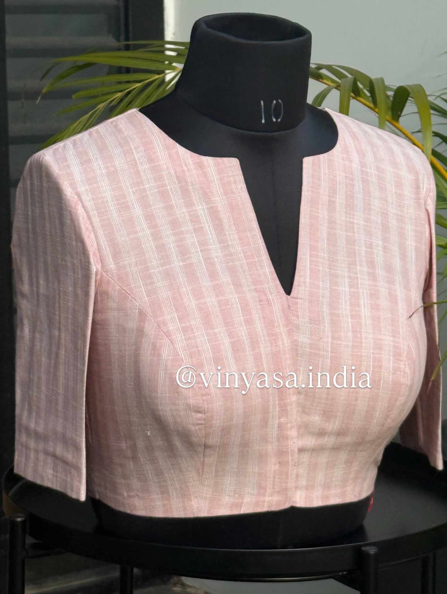 Blush Stripe Blouse