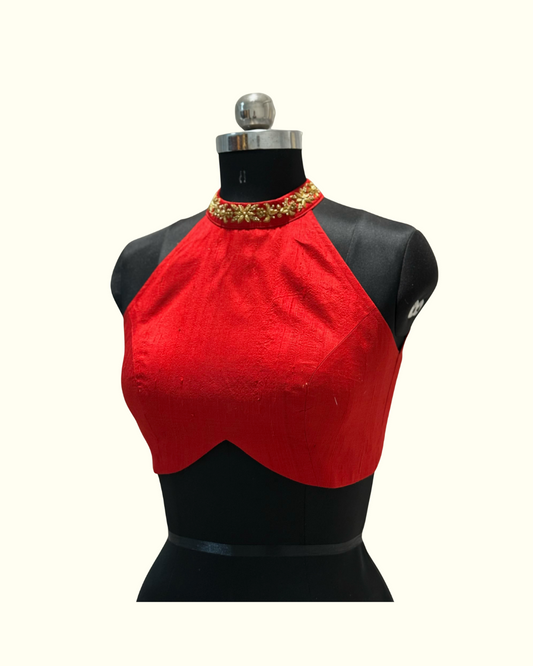 Crimson Radiance Blouse