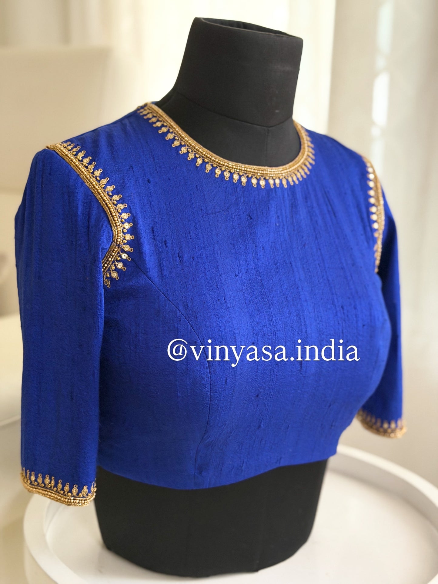 Regal Blue Blouse
