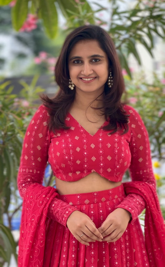 Gulbagh Rouge Lehenga