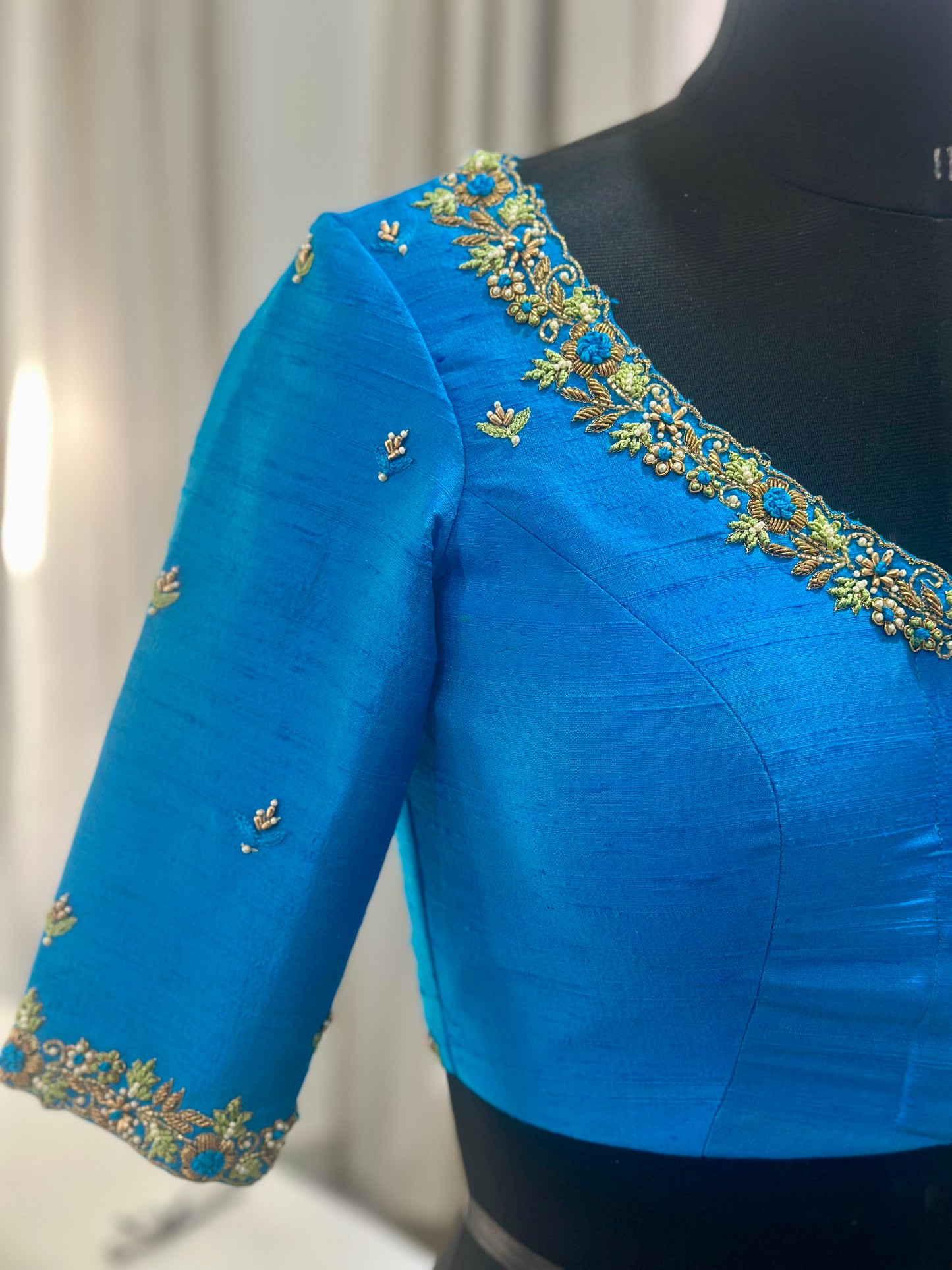 Azure Radiance Blouse