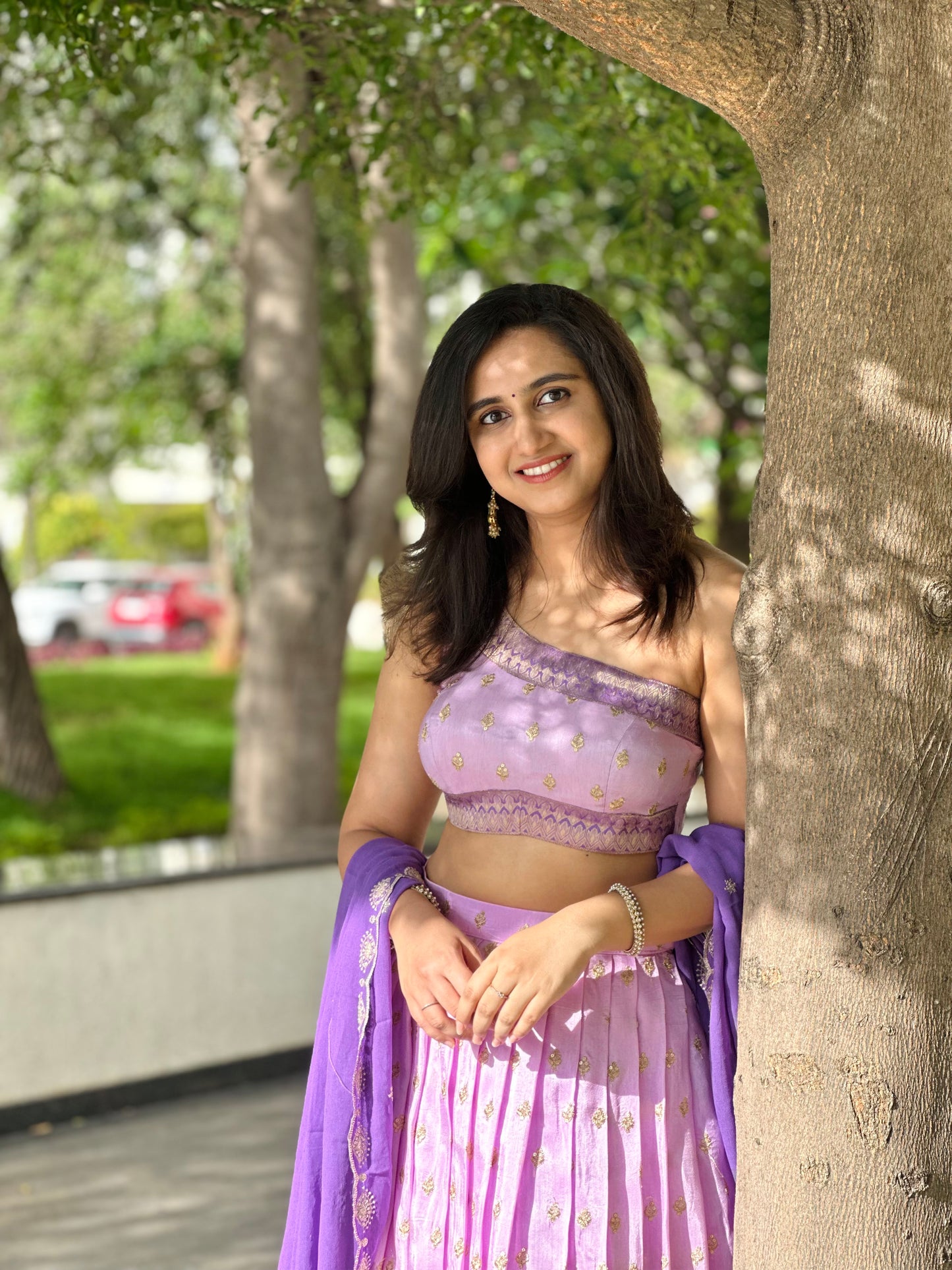 Lavender Dusk Lehenga