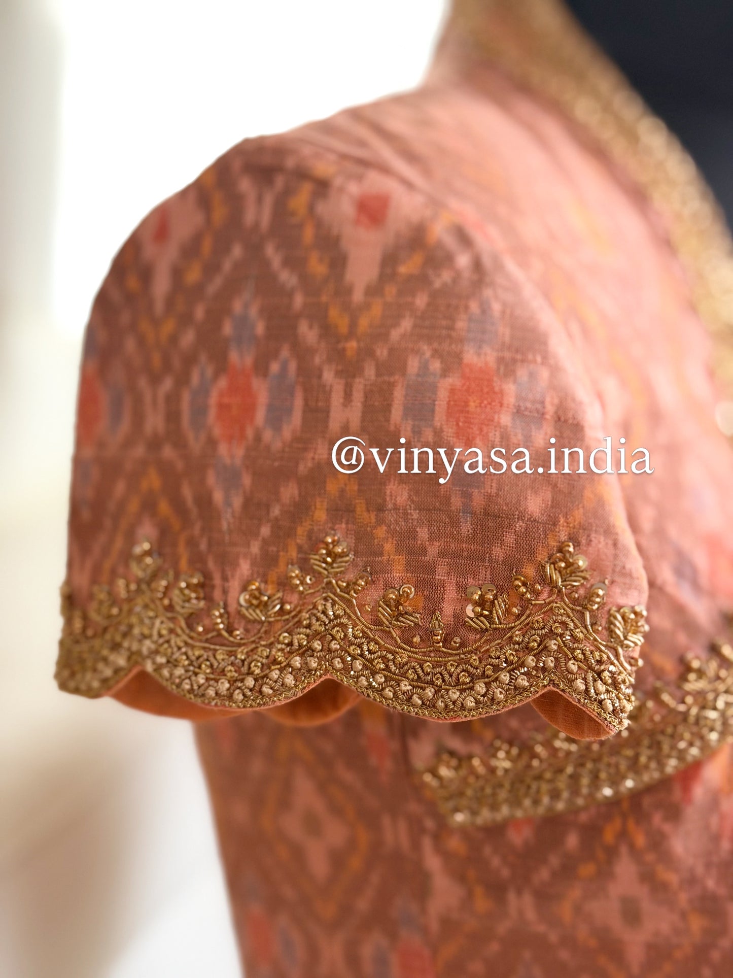 Rosewood Ikat Blouse