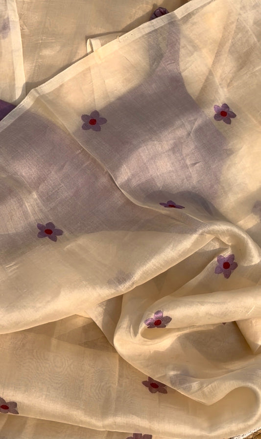 Lilac Bloom Saree