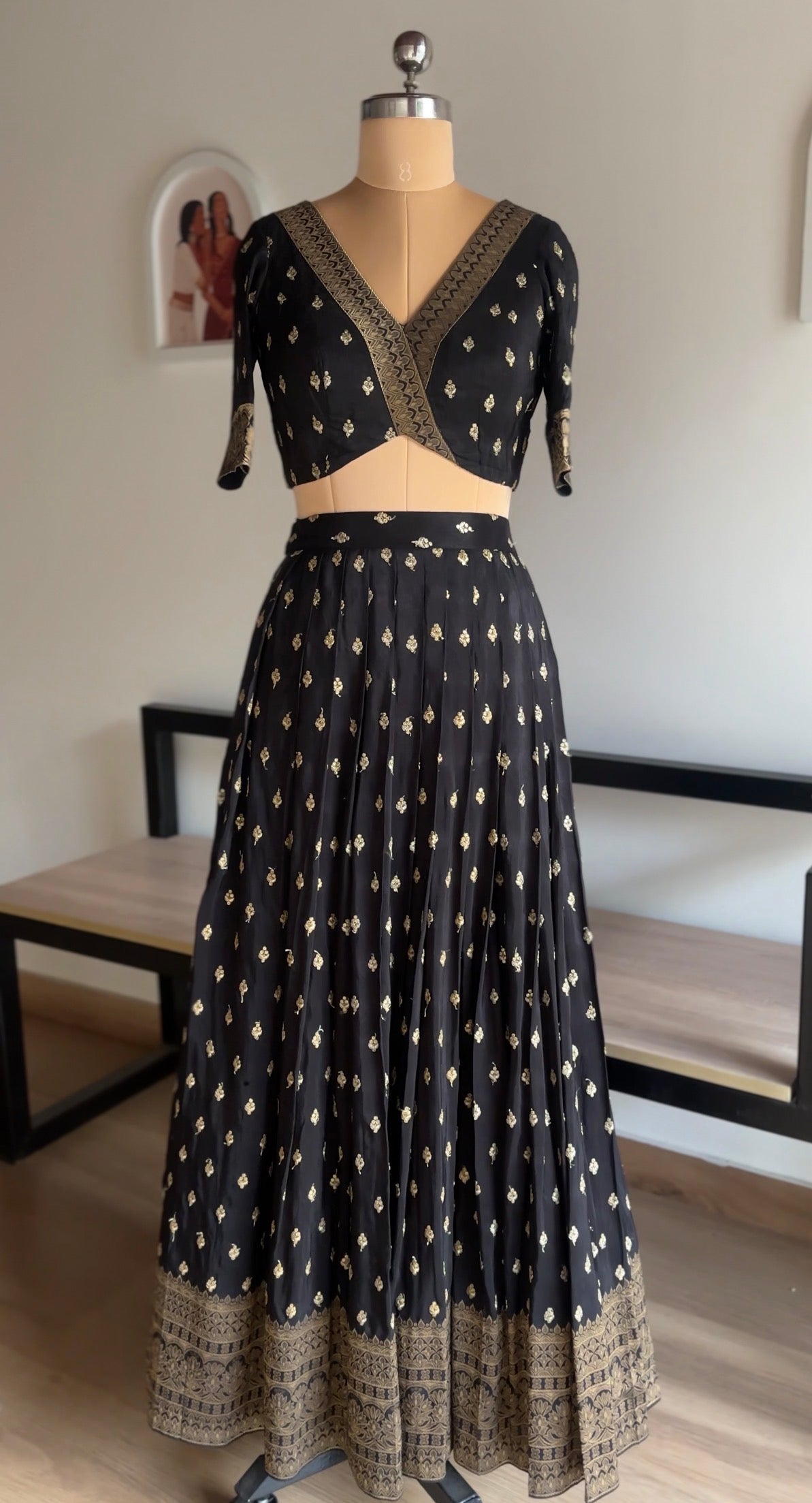 Ziya Crest Lehenga