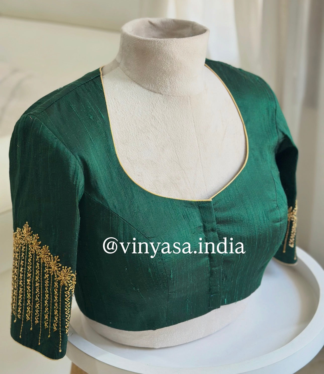Emerald Cascade Blouse