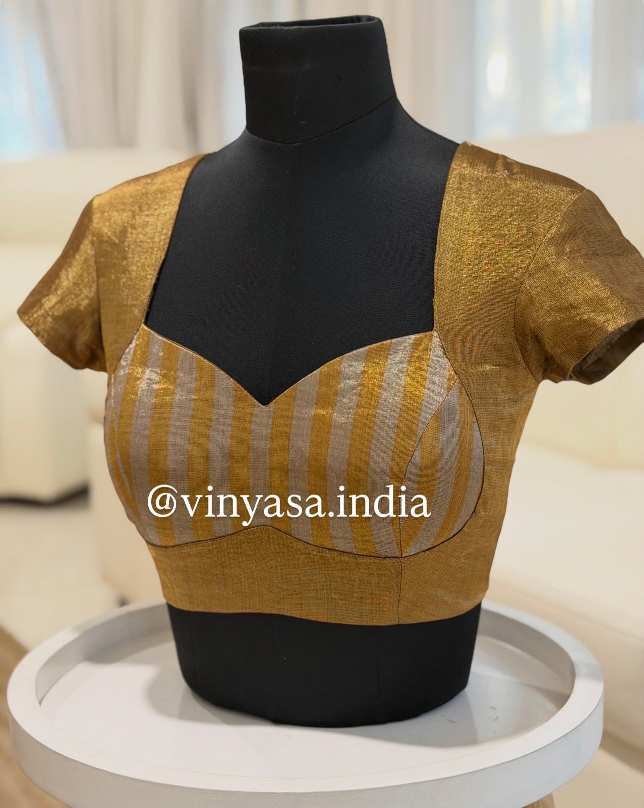 Golden Drape Blouse