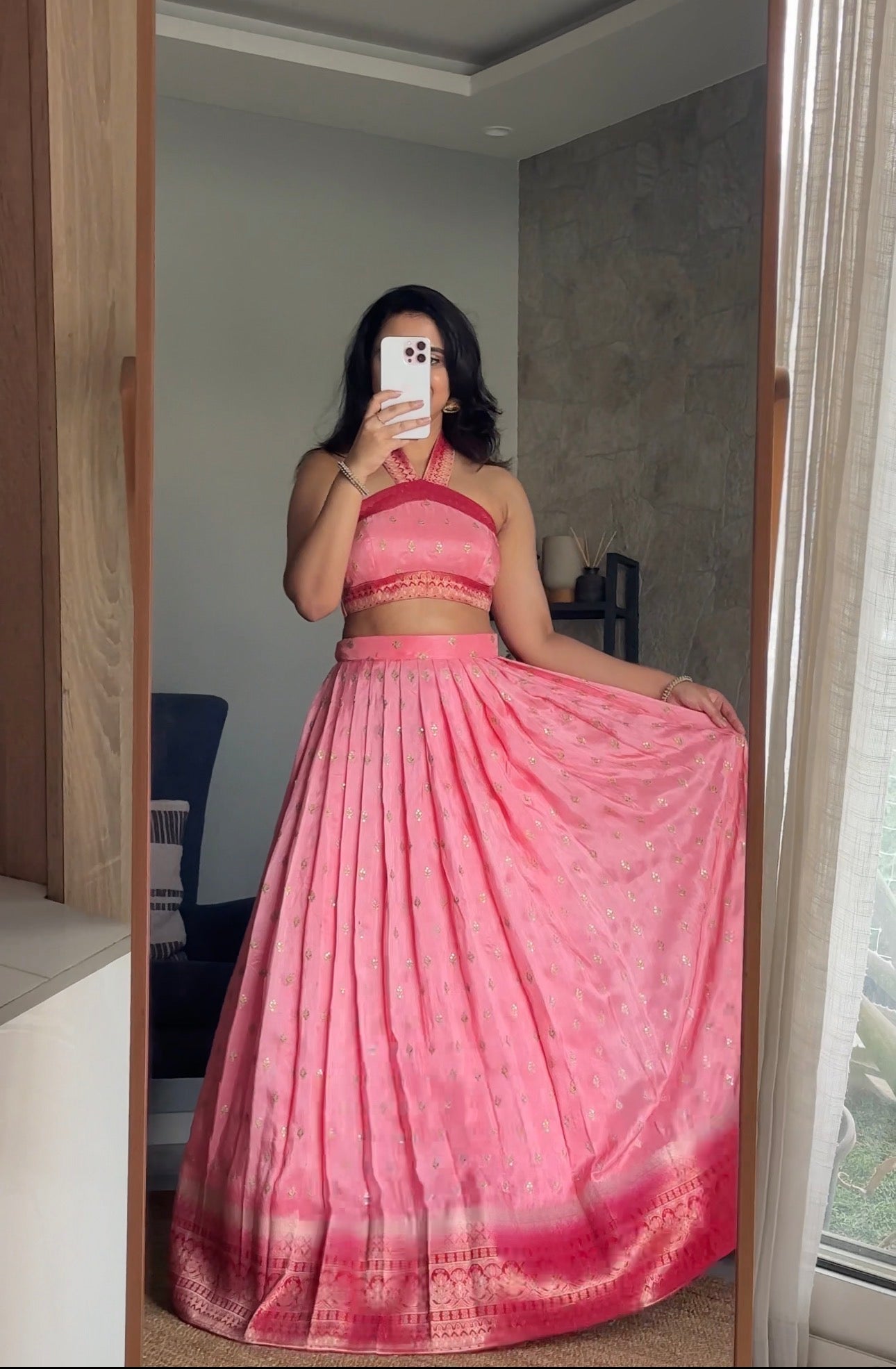 Rose Blush Lehenga
