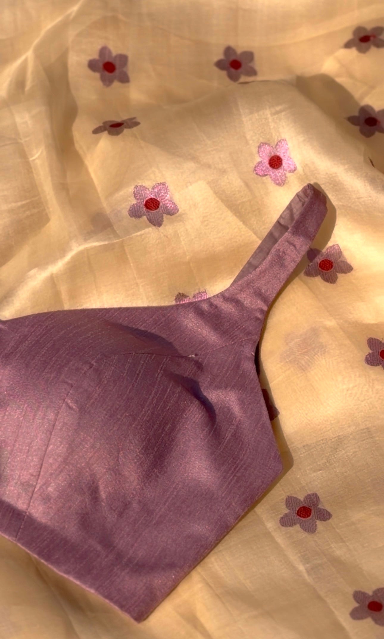 Lilac Bloom Saree