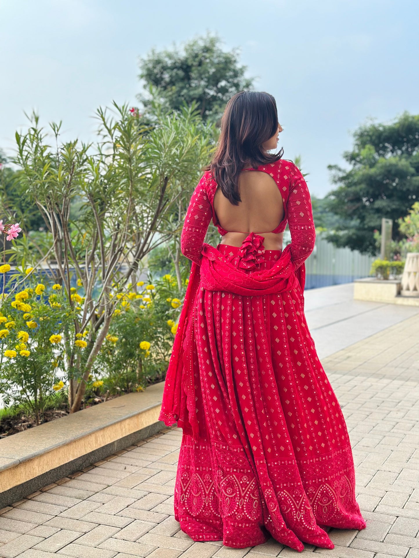 Gulbagh Rouge Lehenga