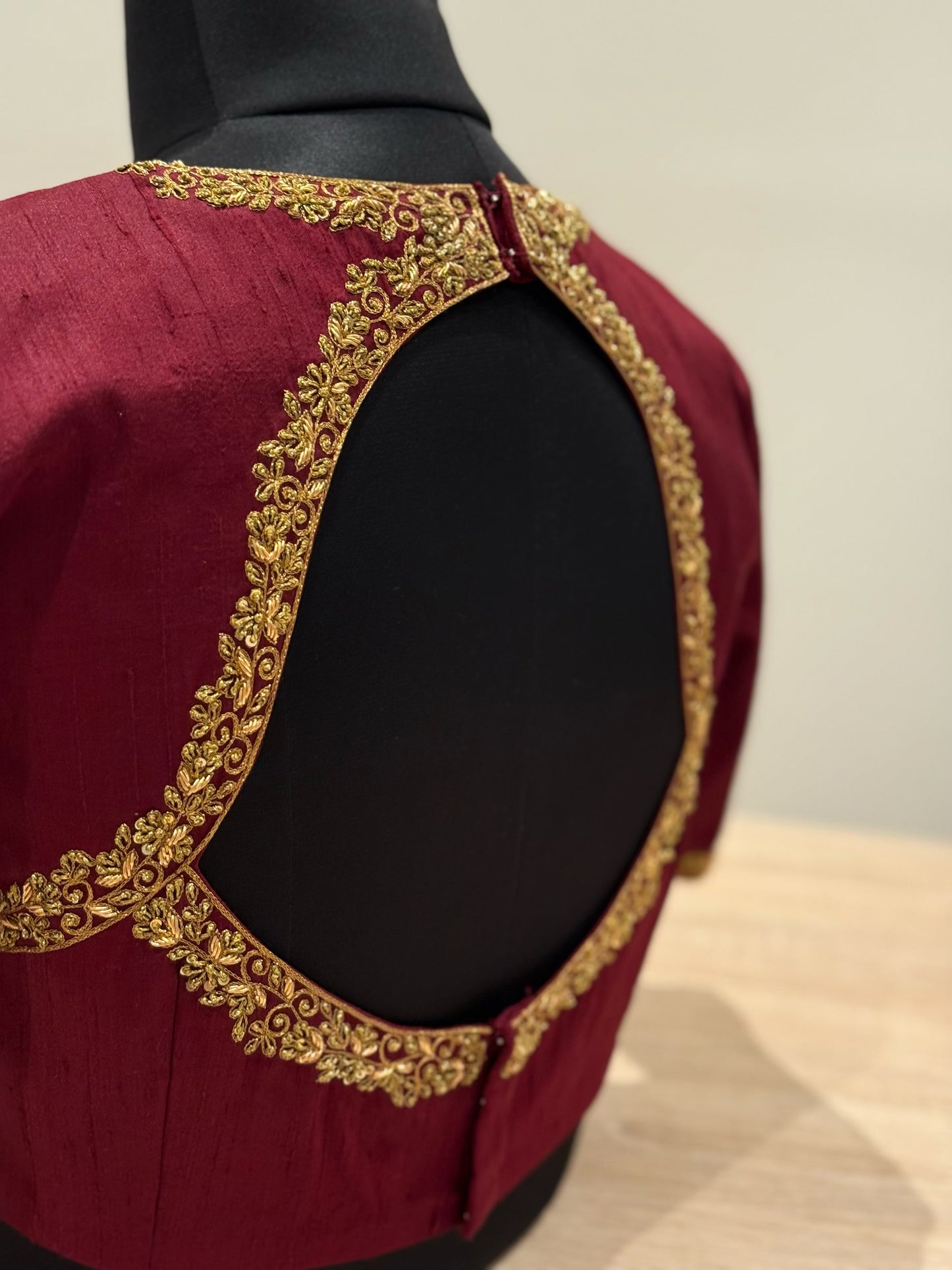 Maroon Muse Blouse