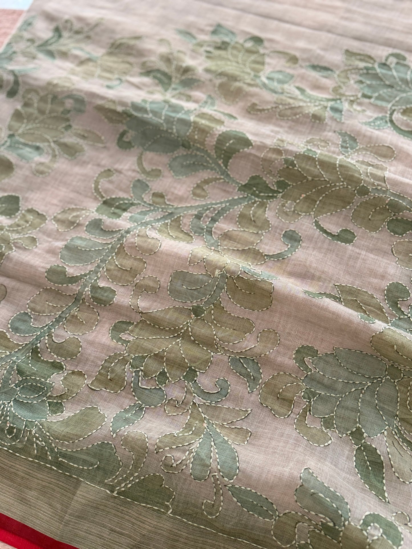 Sage Floral Saree