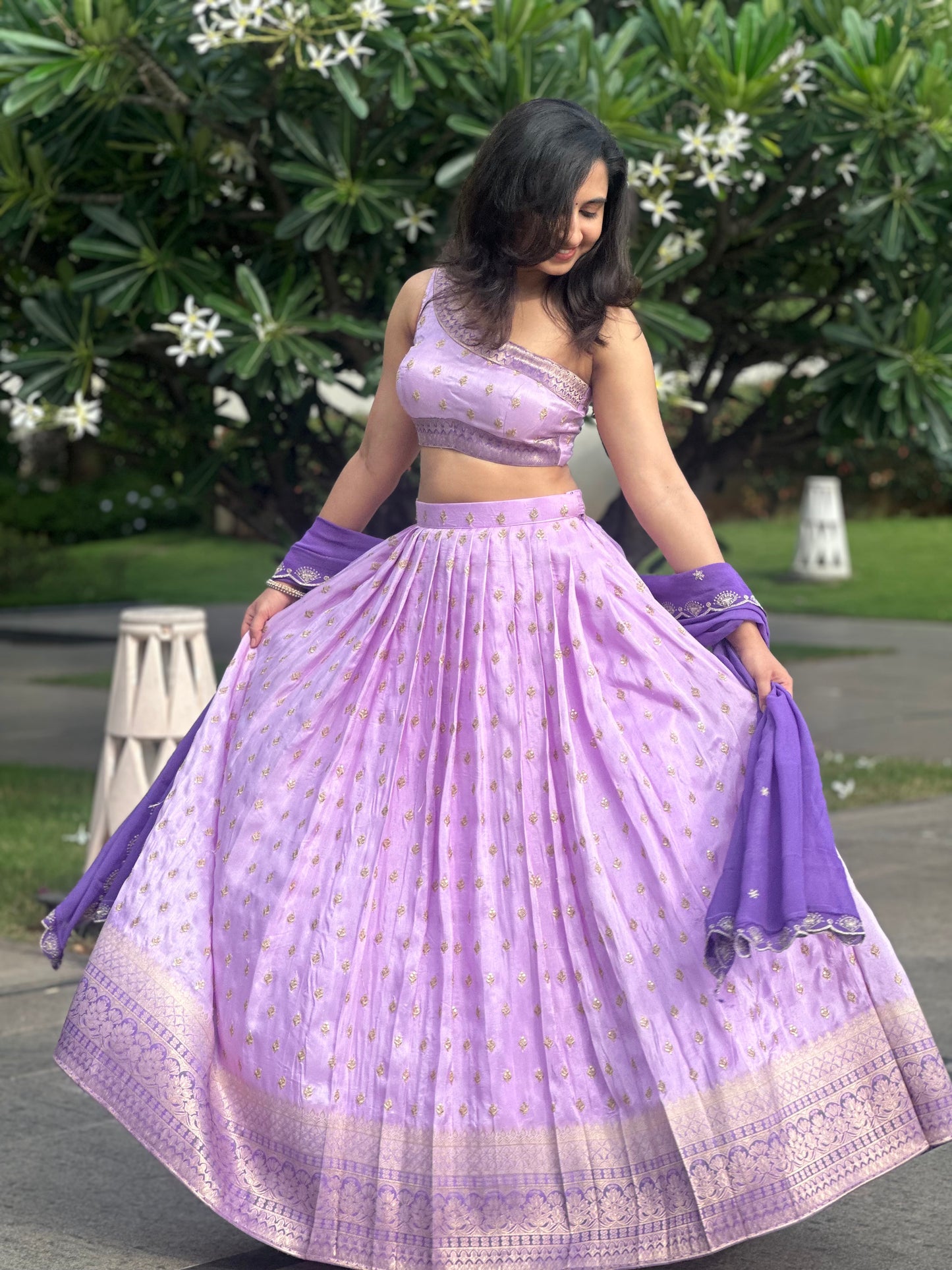 Lavender Dusk Lehenga