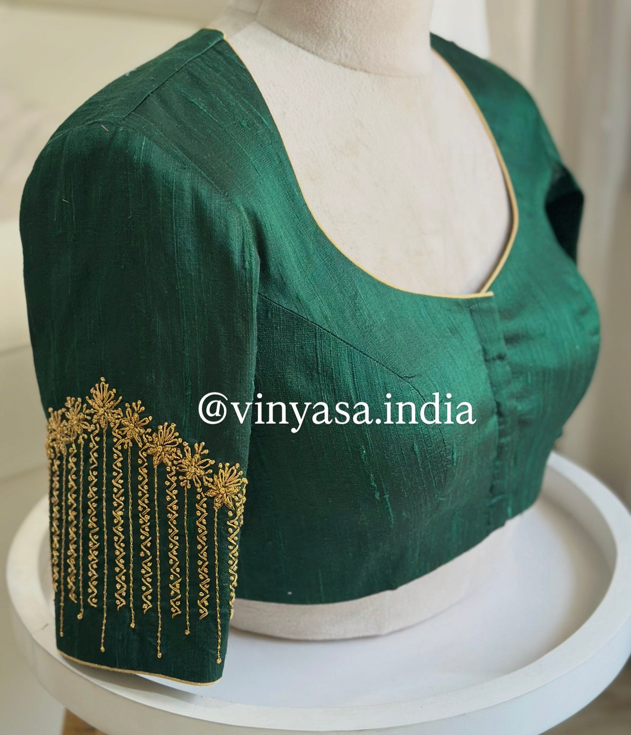 Emerald Cascade Blouse
