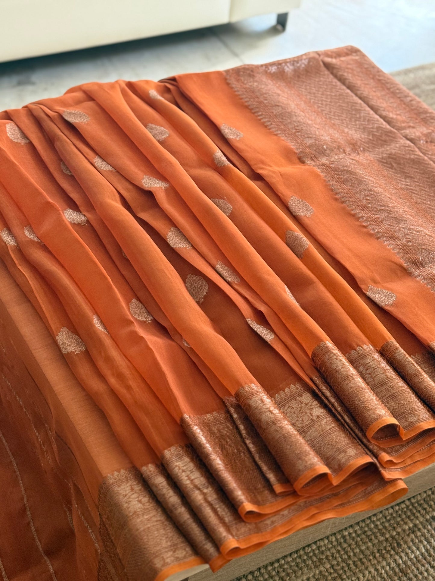Sunset Loom Saree