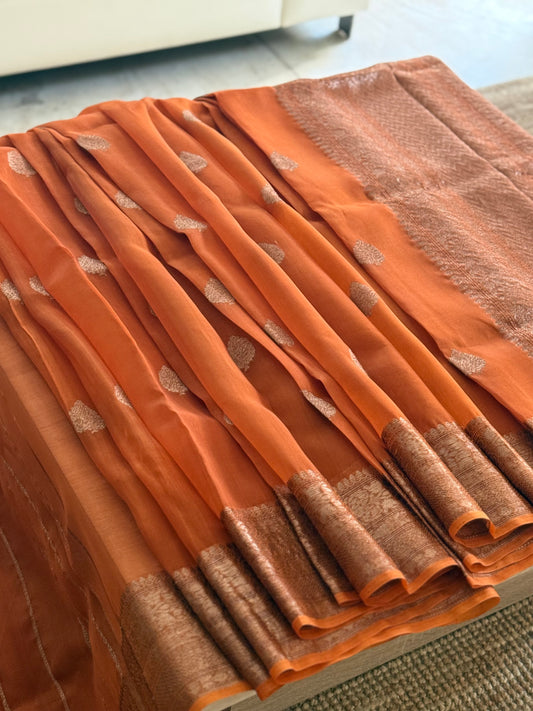 Sunset Loom Saree