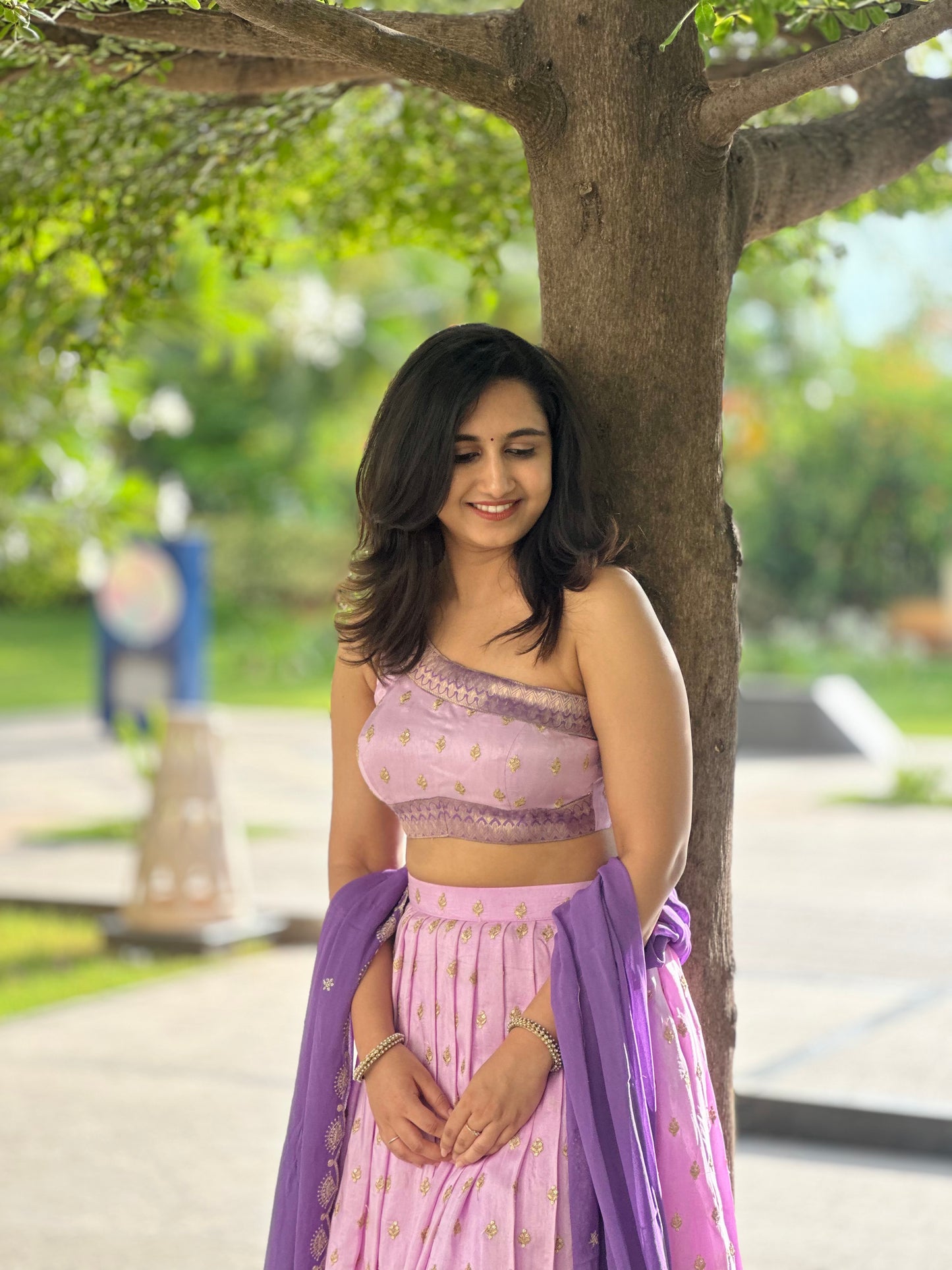 Lavender Dusk Lehenga