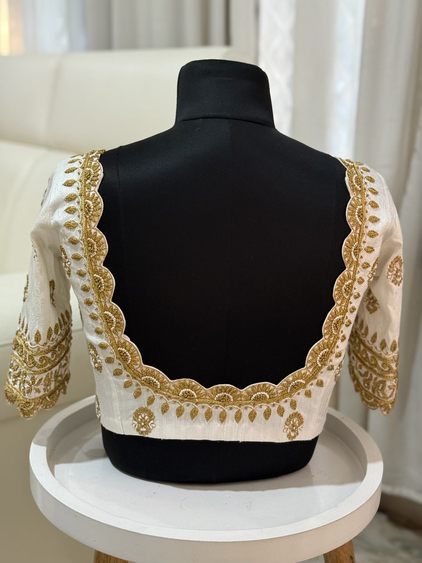 Golden Lace Blouse