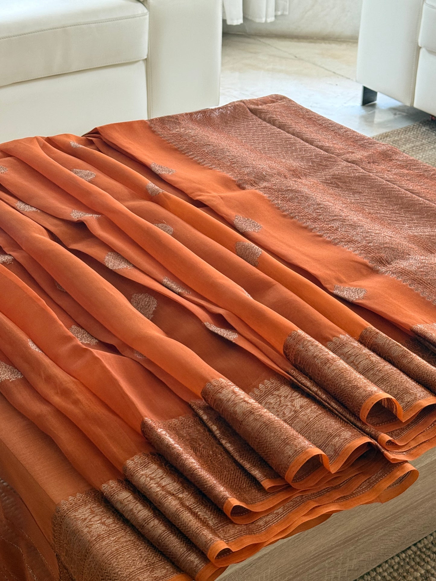 Sunset Loom Saree