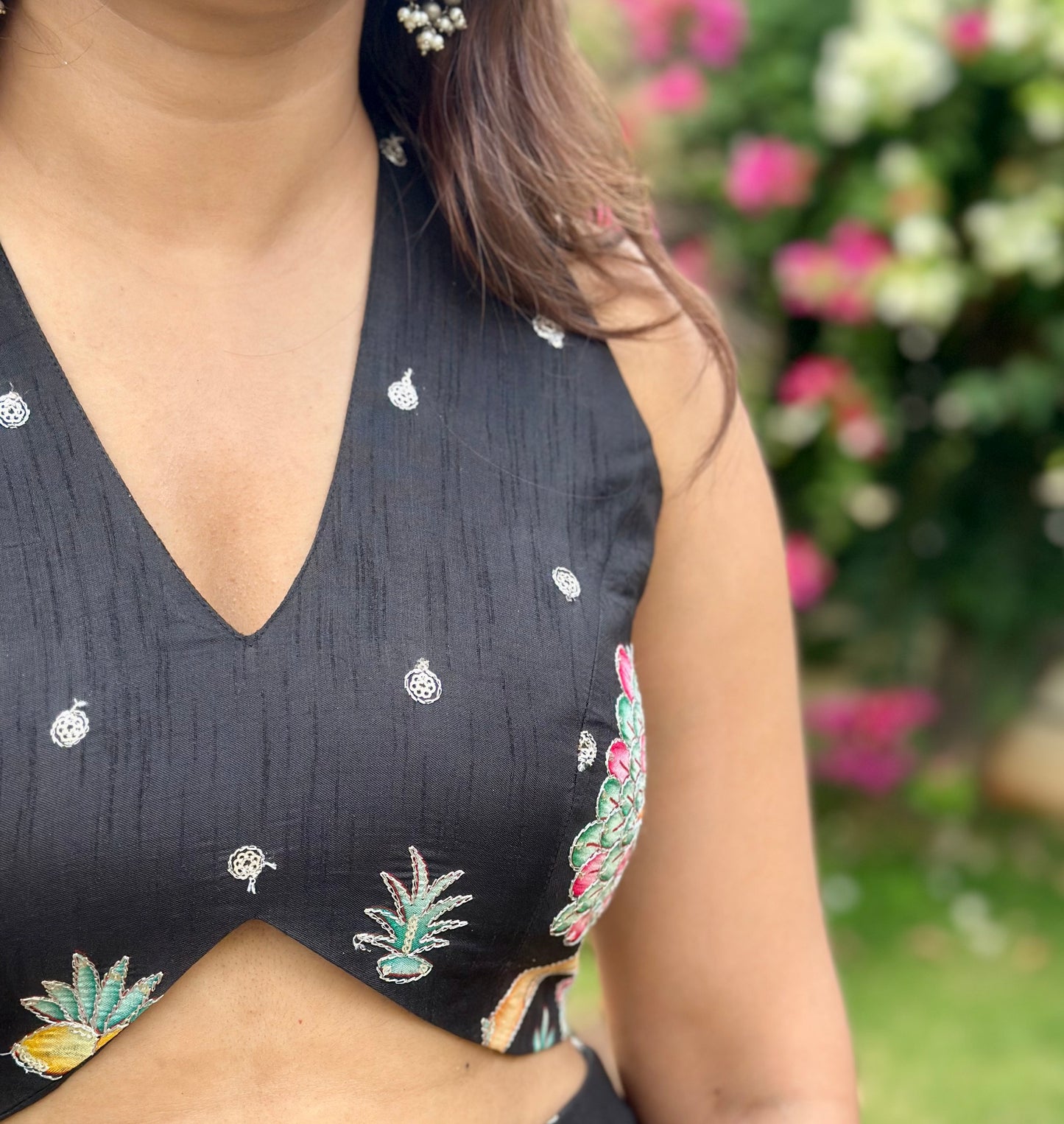 Noir Folklore Lehenga