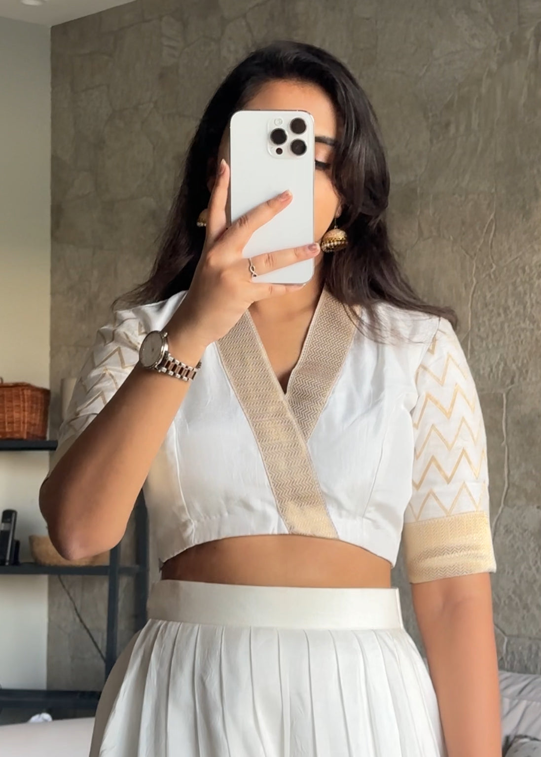 Gold Whisper Lehenga