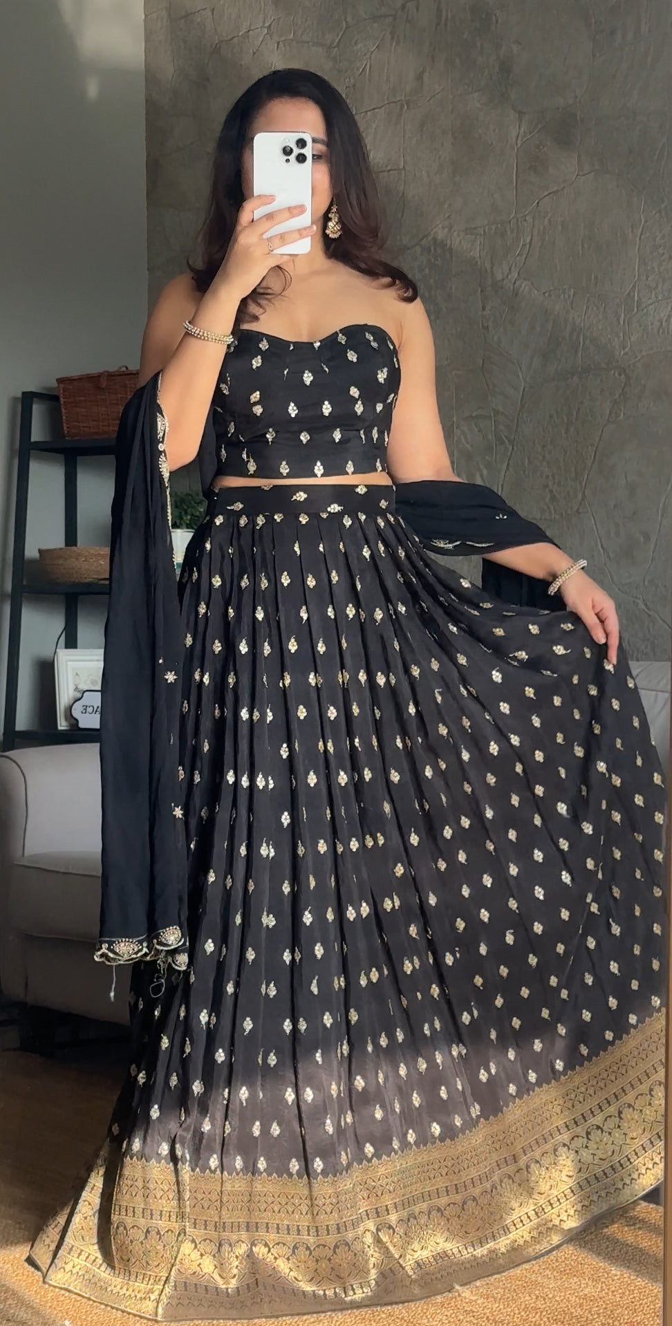Kohl & Gold Lehenga