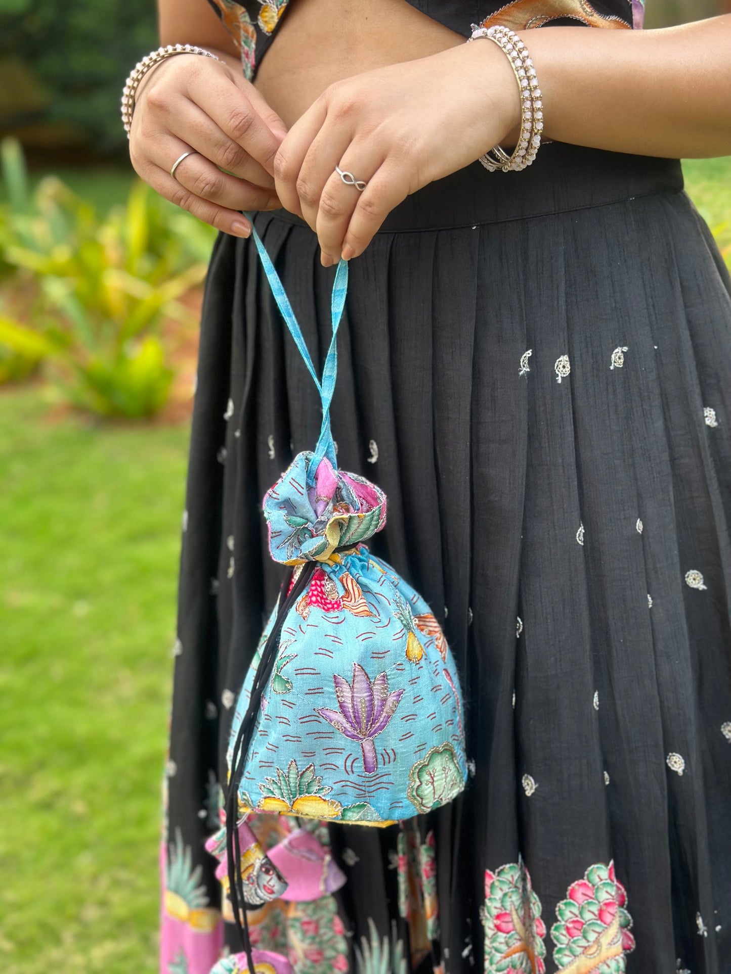 Noir Folklore Lehenga