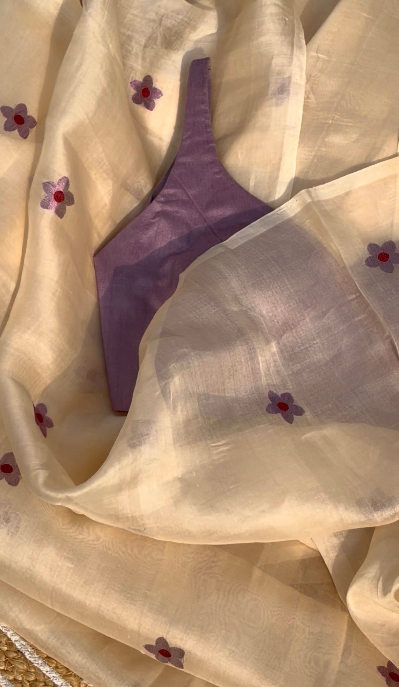 Lilac Bloom Saree