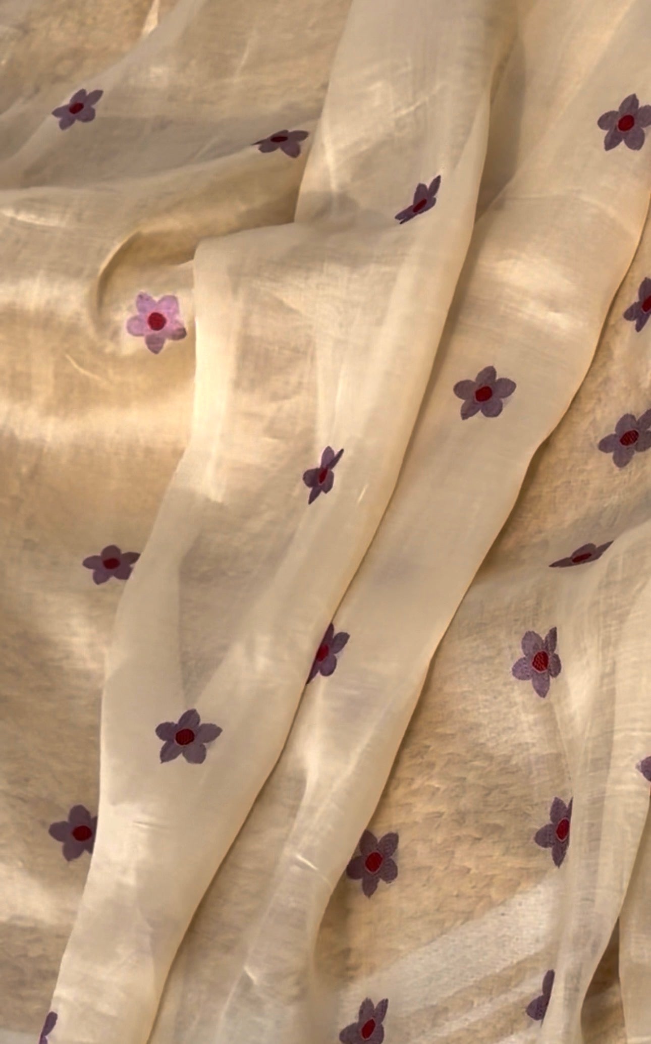 Lilac Bloom Saree