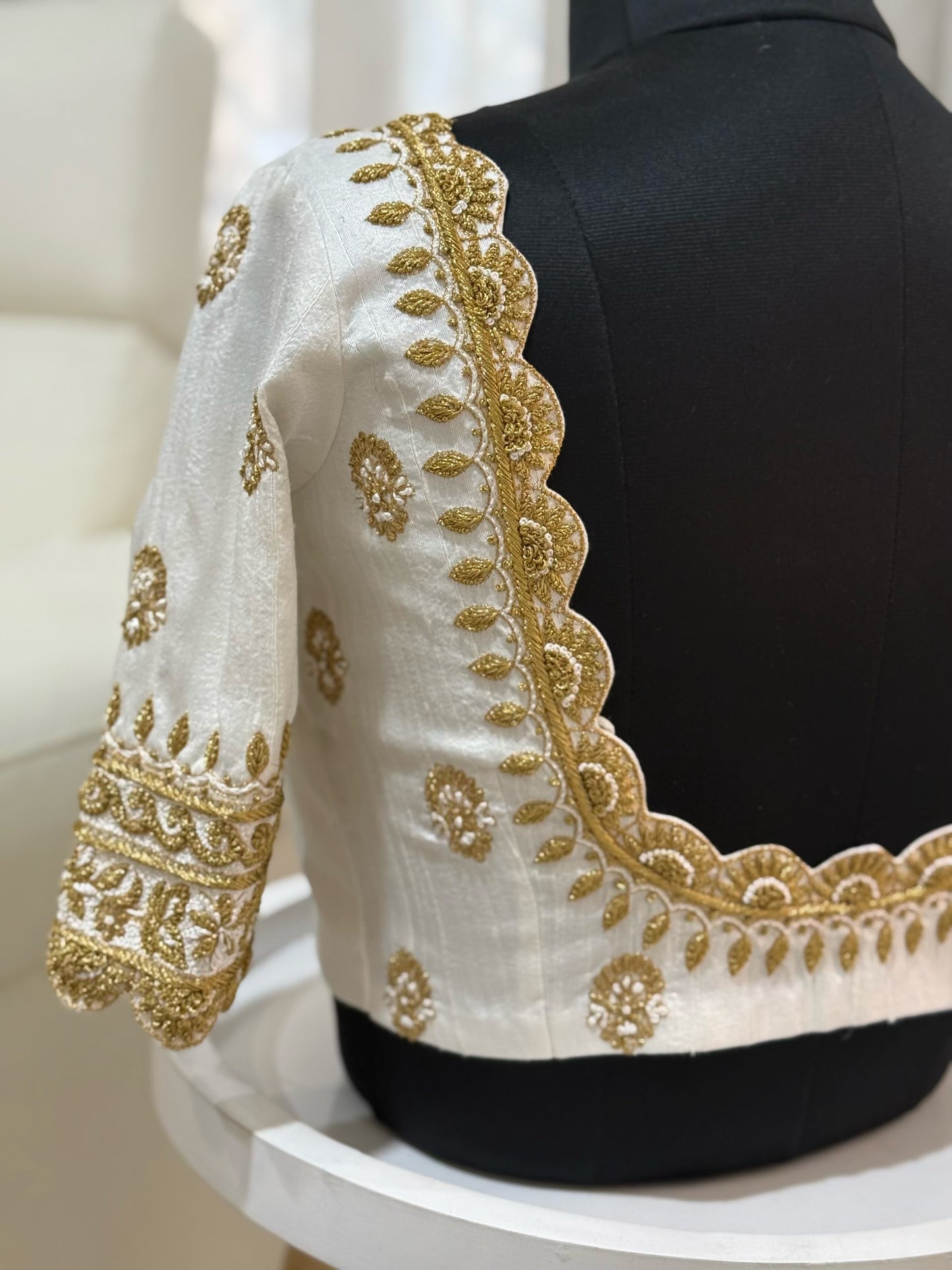 Golden Lace Blouse