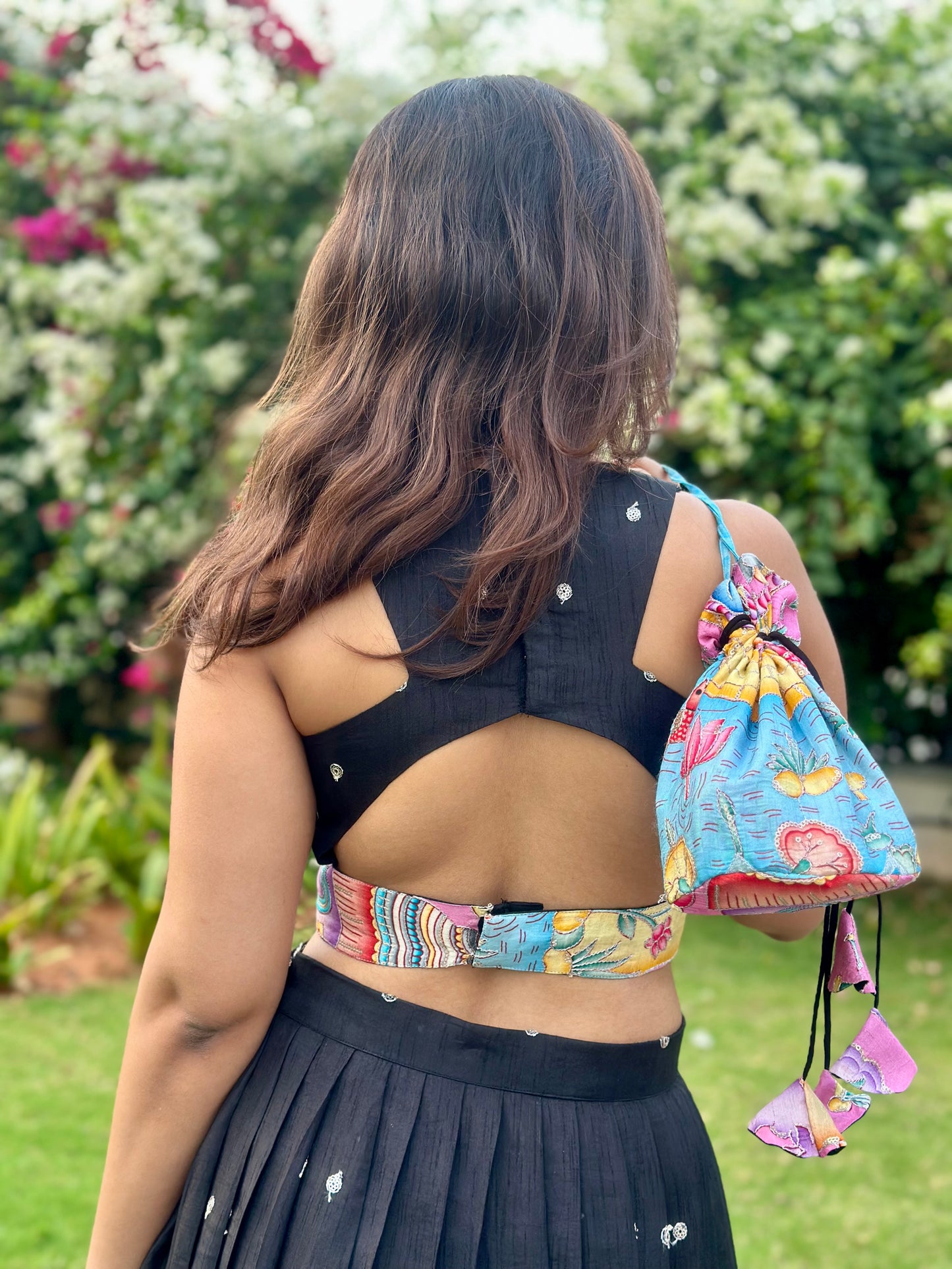 Noir Folklore Lehenga