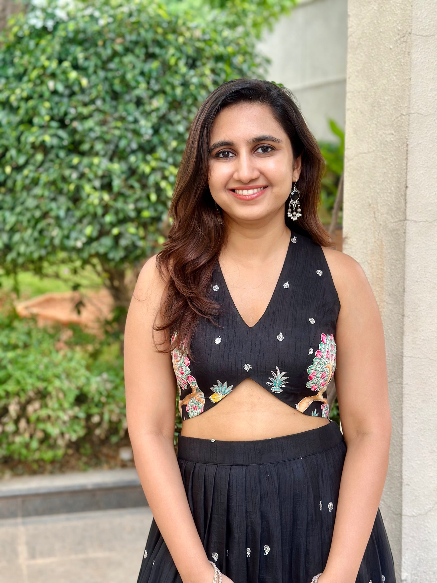 Noir Folklore Lehenga