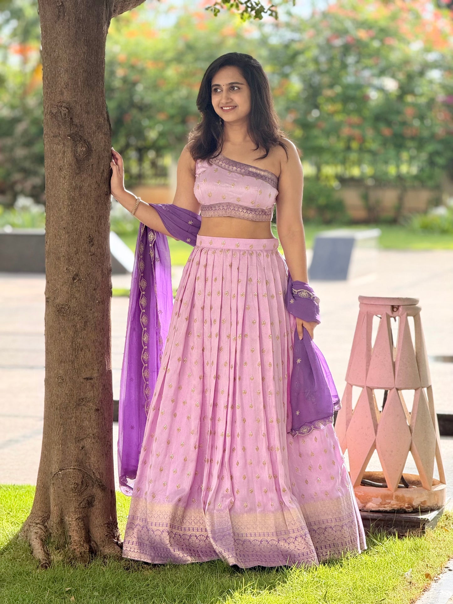Lavender Dusk Lehenga