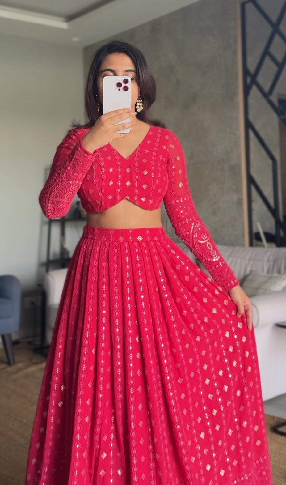 Gulbagh Rouge Lehenga