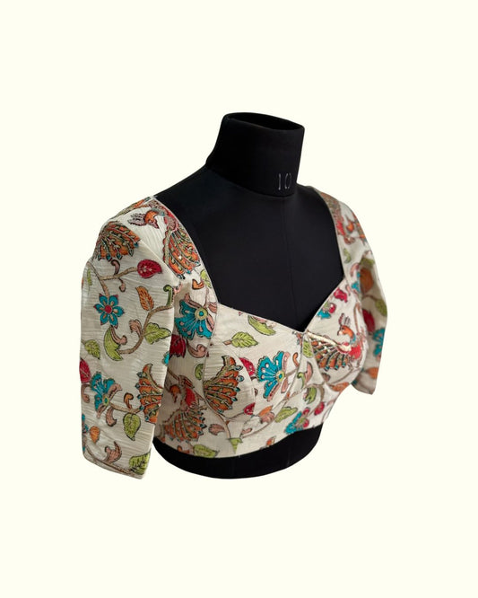 Peacock Aura Blouse