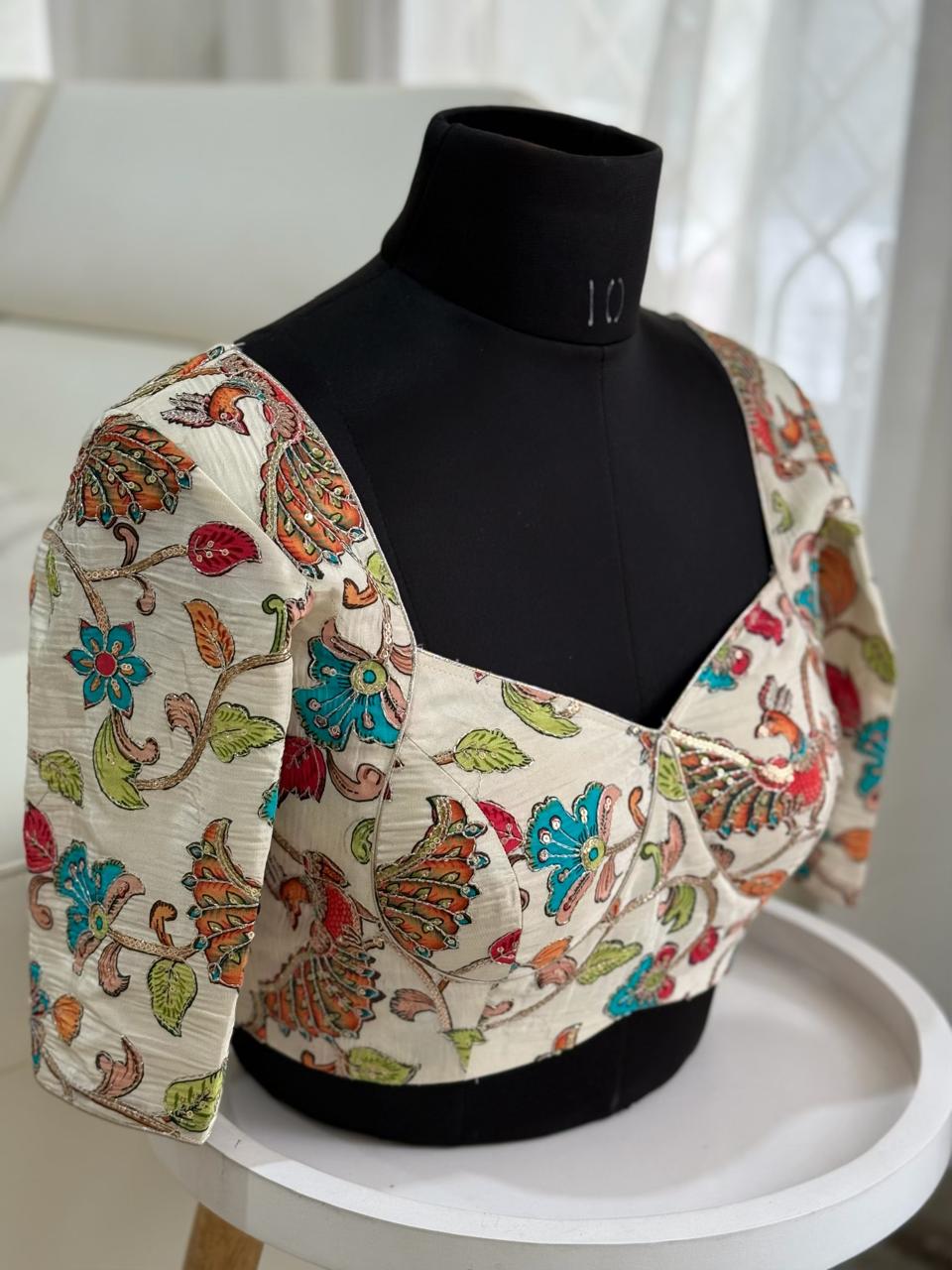 Peacock Aura Blouse