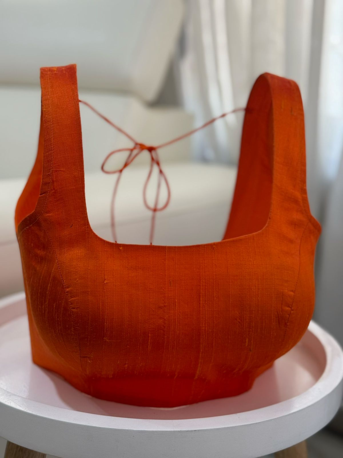 Tangerine Flame Blouse